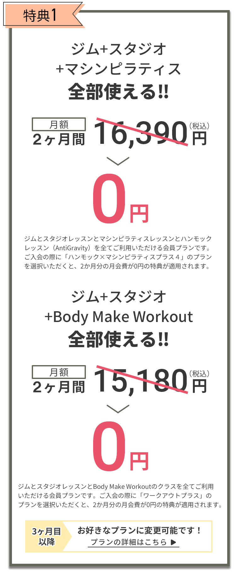 入会キャンペーン